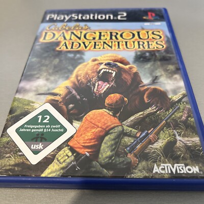 Cabela's Dangerous Adventures (Sony PlayStation 2, 2009, DVD-Box) mit Anleitung