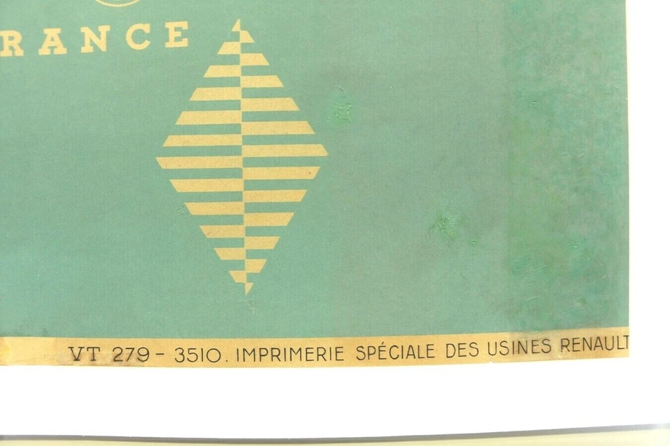 AFFICHE ORIGINALE RENAULT coupé cabrio CELTA PRIMA VIVA NERVA GD SPORT 1934-39 - Photo 4/4