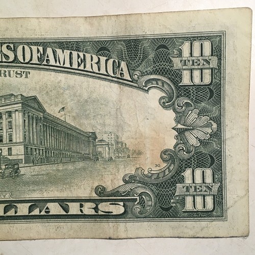 Rare Error 1995 $10 Bill Small Head w/Mis-Aligned Obverse & 2/6/54 Birthday. - Picture 5 of 8