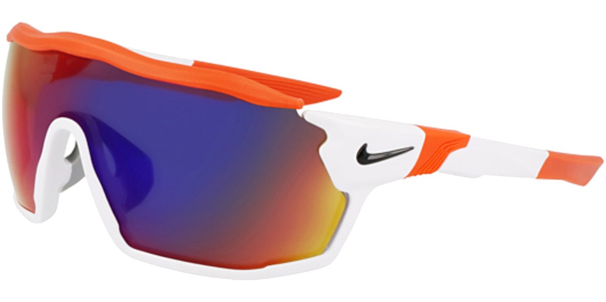 Nike Show X Rush Team Sport Shield Wrap Sunglasses w/ Mirror Lens