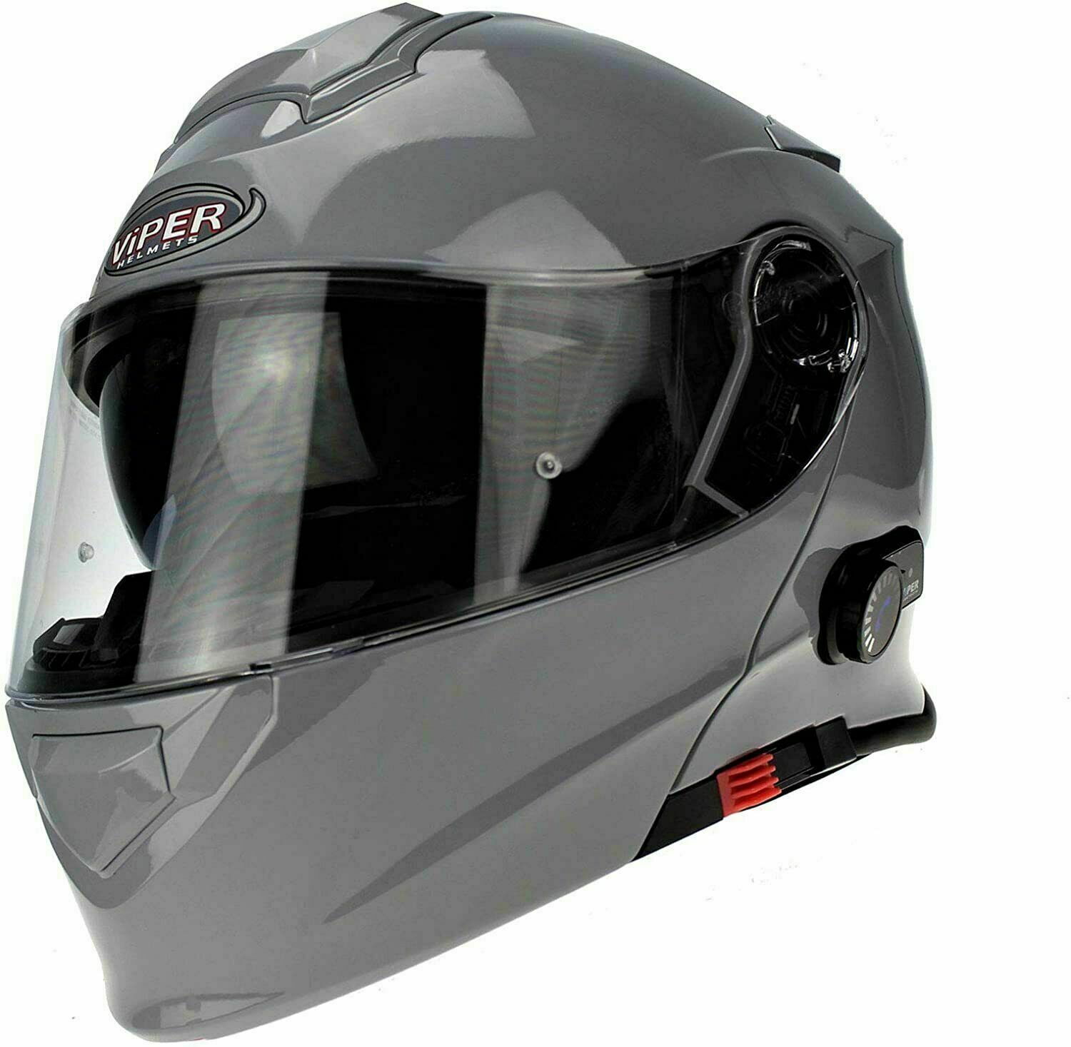 VIPER RS-V171 Modular Motorcycle Helmet – Flip Front, Bluetooth Ready, Grey Zone, ECE 22.06
