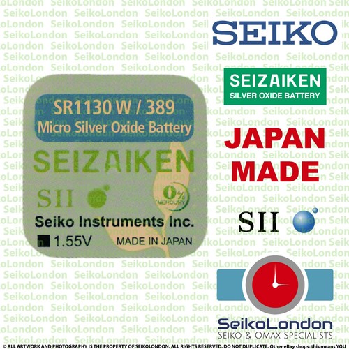 SEIZAIKEN SEIKO Silver Oxide Watch Battery ALL SIZES FREE First Class Post FAST! - Picture 168 of 229