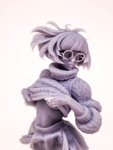 Unpainted Velma 1/24 80mm 3D Resin Figure Model Kit 3 in Sexy Velma Sunglasses - Picture 19 of 19