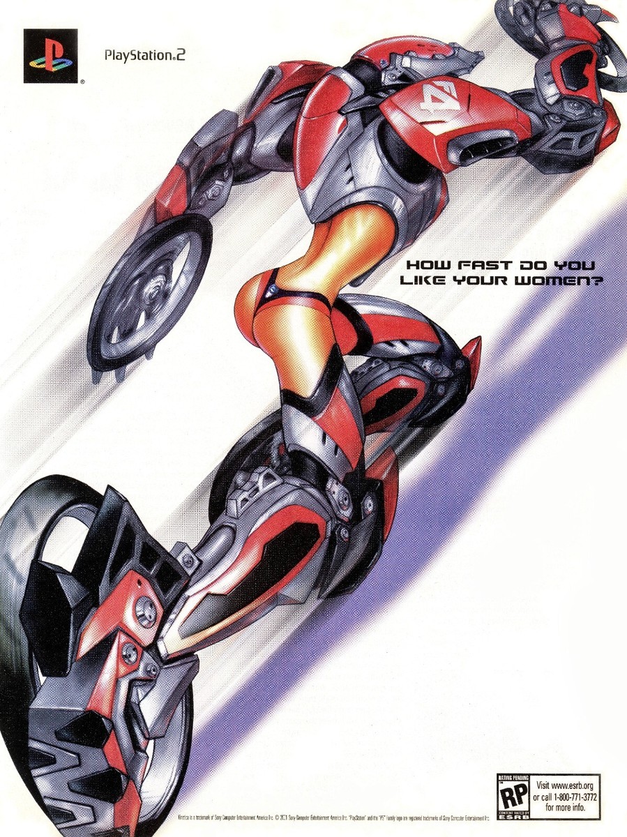 キミスキ PS2 B2サイズ 告知ポスター Kinetica Playstation 2 PS2 Game 2001 Wall Art Print Poster 13