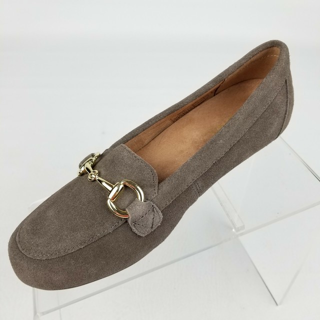 Vionic Bibiana Womens Horsebit Loafers Brown Suede Leather Flats Size 6 | eBay