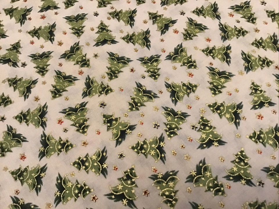 Árvores de Natal de tecido 9603, vendidas por jarda - Imagem 2 de 4