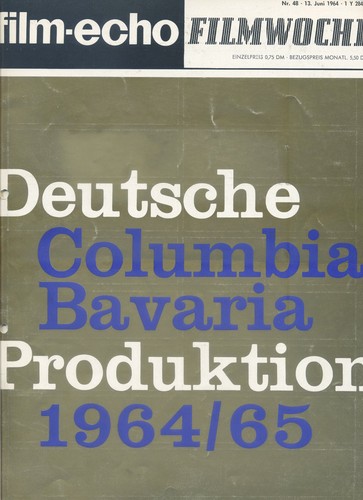 filmecho filmwoche Nr. 48 (1964) Deutsche Columbia-bavaria Produktion 1964/65
