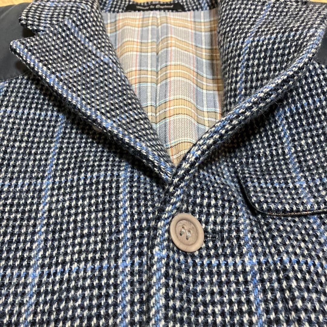Nigel Cabourn Harris Tweed Plaid Mallory Jacket Blouson Men Nigel Cabourn Harris Tweed Plaid Mallory Jacket Blouson Men
