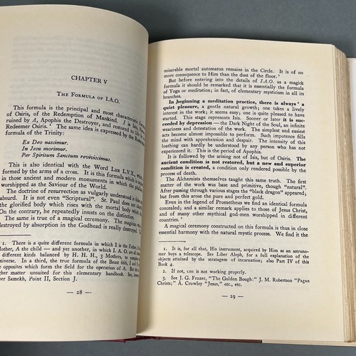 Magick in Theory and Practice HCDJ Aleister Crowley Occult Spirituality VTG 1991 - Picture 15 of 18