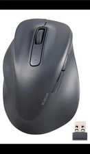 ELECOM EX-G Wireless Mouse Left-Handed Large Size 5 Buttons BLK M-XGL31DBSKBK