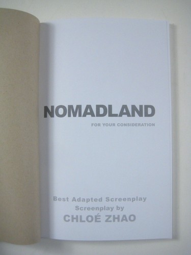 Nomadland Screenplay Chloé Zhao For Your Consideration Script Book - Picture 2 of 5