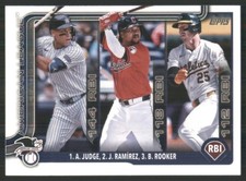 2025 Topps #29 Jose Ramirez/Aaron Judge/Brent Rooker New York Yankees 45132