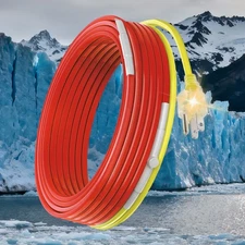 Heat Tape for Water Pipes - Weatherproof Heating for Exposed Lines