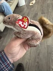 Vintage 1999 Ty Beanie Baby Chipper The Chipmunk Retired
