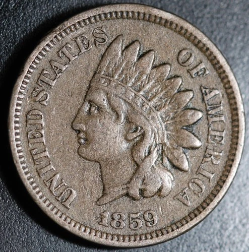 1859 INDIAN HEAD CENT - VF VERY FINE