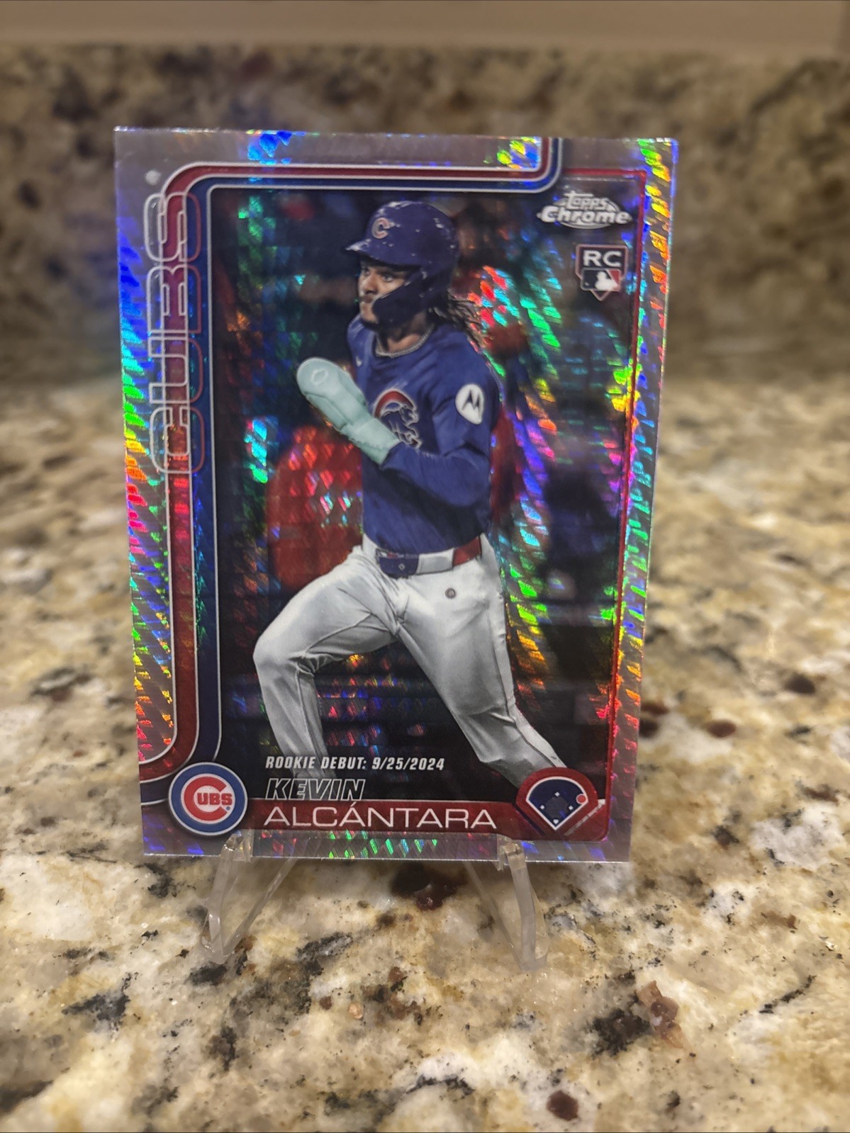 Kevin Alcantara ROOKIE PRISM REFRACTOR 2025 Topps Chrome Update USC25 (B)