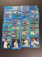2026 Topps Heritage Chrome Light Blue Sparkle 34 Card Lot - See Description