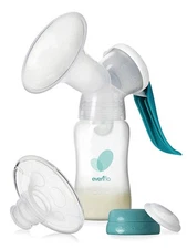 Evenflo Advanced Manual Breast Pump Color: white/multi Size: one size