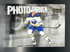 2022-23 O-Pee-Chee Platinum Owen Power Rookie Photo Driven #PD-15 Buffalo Sabres