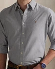 Polo Ralph Lauren The Iconic Oxford Shirt Grey Brand New Retail $125.00