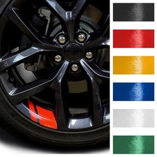 Set Of 6 Universal Reflective Car Wheel Rim Decal Auto Truck Suv Vinyl Sticker