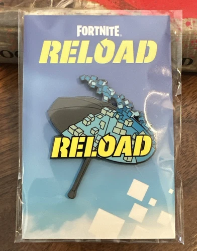 Fortnite Reload Employee Exclusive Pin Epic Games collectible RARE! new & sealed