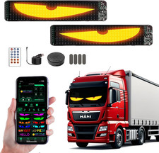 2PCS Programmable LED Devil Eyes for Car Windshield with App Control