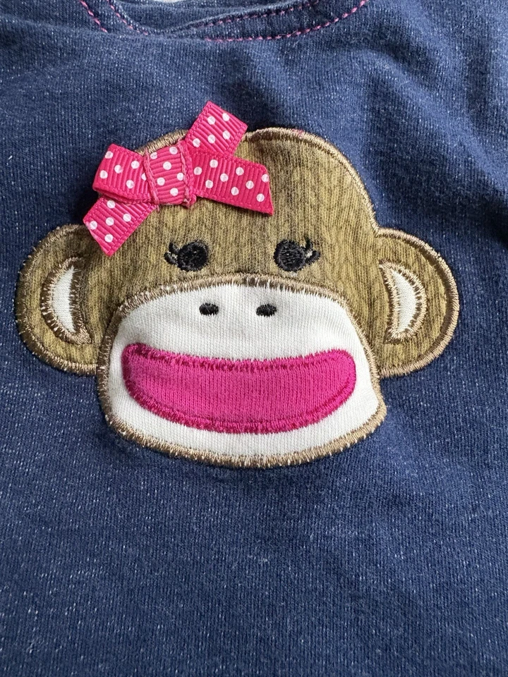 Vestido Baby Starters Bebé Niña 6 Meses Mono Pullover Poliéster Algodón Ajuste Foto 2 de 4