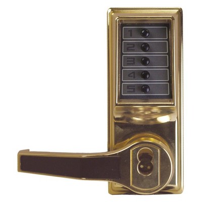 dormakaba - LL1021B-03-41 - Pushbutton Cylindrical Lever Lock, Combination