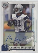2015 Topps Take it to the House Auto Deontay Greenberry #49 Auto 4l6