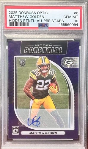 2025 Optic Matthew Golden Gold (PSA 10)