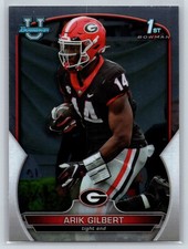 #54 Arik Gilbert, Georgia Bulldogs - 1st 2022 Bowman University Chrome Base