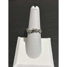 Vintage KABANA 925 Sterling Silver Dolphins Swimming Oxidized Ring Size 6.75