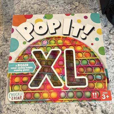 Chuckle & Roar Pop It! XL Tie-Dye Children's Travel Bubble Popping Game 1 Player