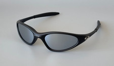 Vintage Oakley Minute Silver Sunglasses Y2K G...