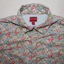 Vintage 2003 Tommy Hilfiger Mens Red Label Floral Button Up Shirt XL