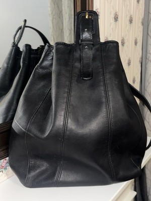 専用ページ10 Rare Vintage Coach Flatiron 4179 Sling Backpack Bag Black Glove