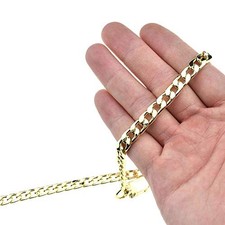 HAHIYO Mini Pochette Purse Chain Strap Slim Wide Light Gold 31.5 Inches Length