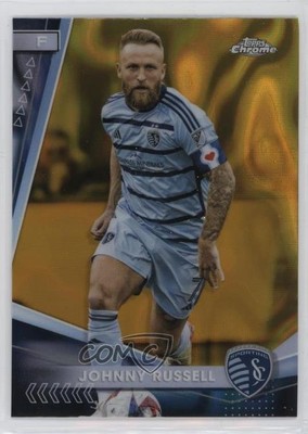 2024 Topps Chrome MLS Gold Lava Refractor Johnny Russell #35