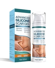 Advanced Silicone Scar Gel Treats Old and New Scars, Reduce The Appearance 50mL