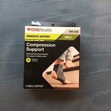 Ankle Compression Support CVS One Size Moderate Support