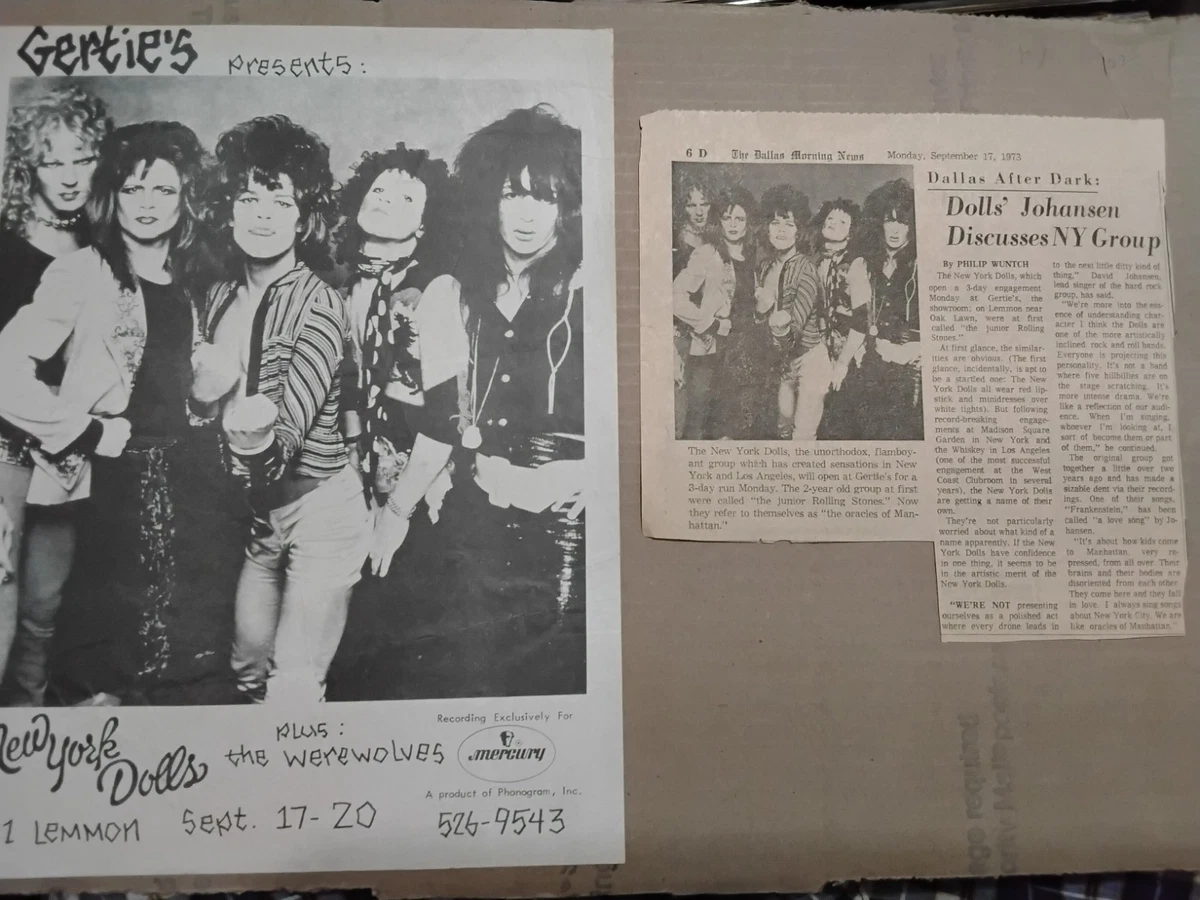Original New York Dolls Memorabilia for sale | eBay