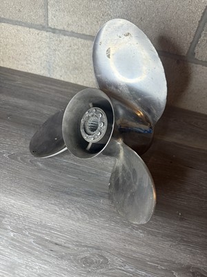 Johnson Stainless Steel 3 Blade Prop Precision Propeller Turbo 14 1/4'' x 18 P