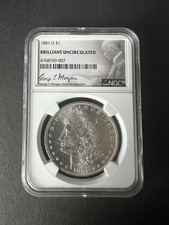 1881 O Morgan dollar NGC Brilliant uncirculated