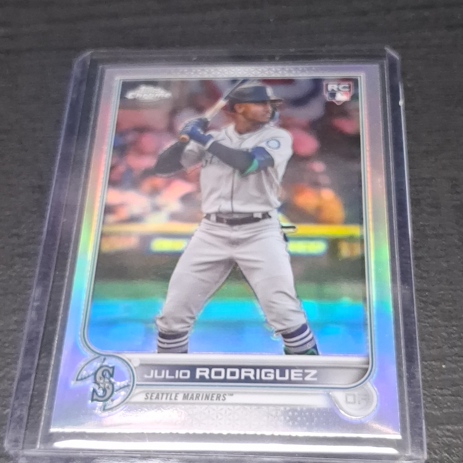 Topps 2022 Chrome Extended SP Refractor Rookie Julio Rodriguez #222 Mariners