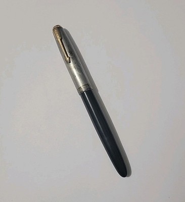 Rate Antique Parker 51? Fountain Pen Made In Canada Sterling Cap