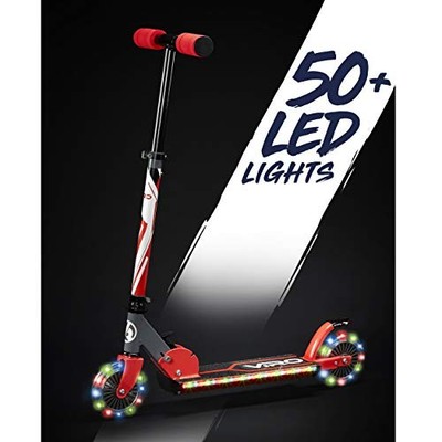 VIRO RIDES VR 200 GLOW-RIDER KICK SCOOTER WITH OVER 50 LED LIGHTS -  MULTICOLOR