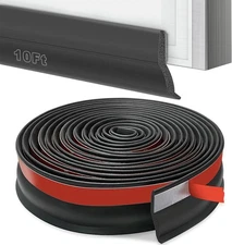 Universal Garage Door Threshold Seal Strip 20FT Kit Bottom Waterproof Rubber We
