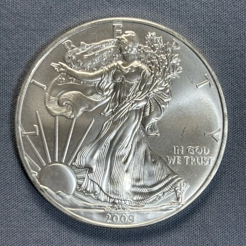 2009 American Silver Eagle 1 oz .999 Fine Silver BU Brilliant
