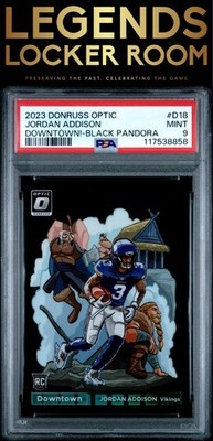 2023 Panini Donruss Optic Downtown Jordan Addison Black Pandora